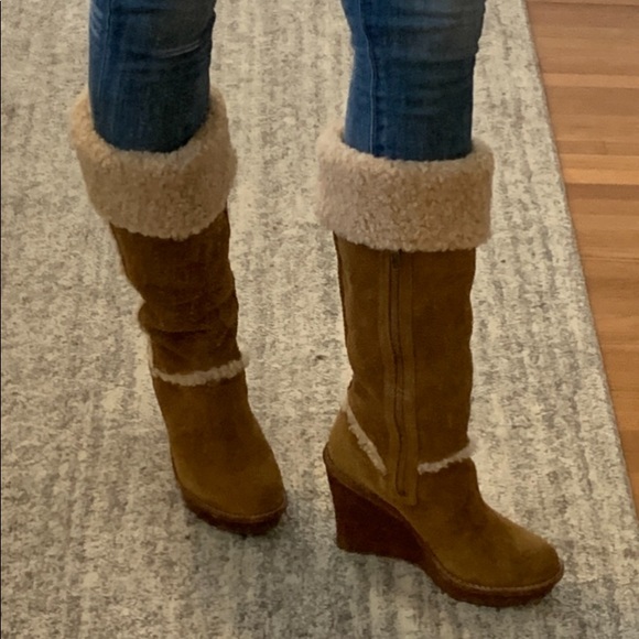 UGG Shoes - Ugg tan leather  boot.  7.5